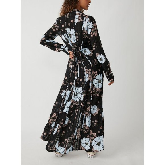 FREE PEOPLE Back At It Maxi / Black Combo - Picture 3 of 7